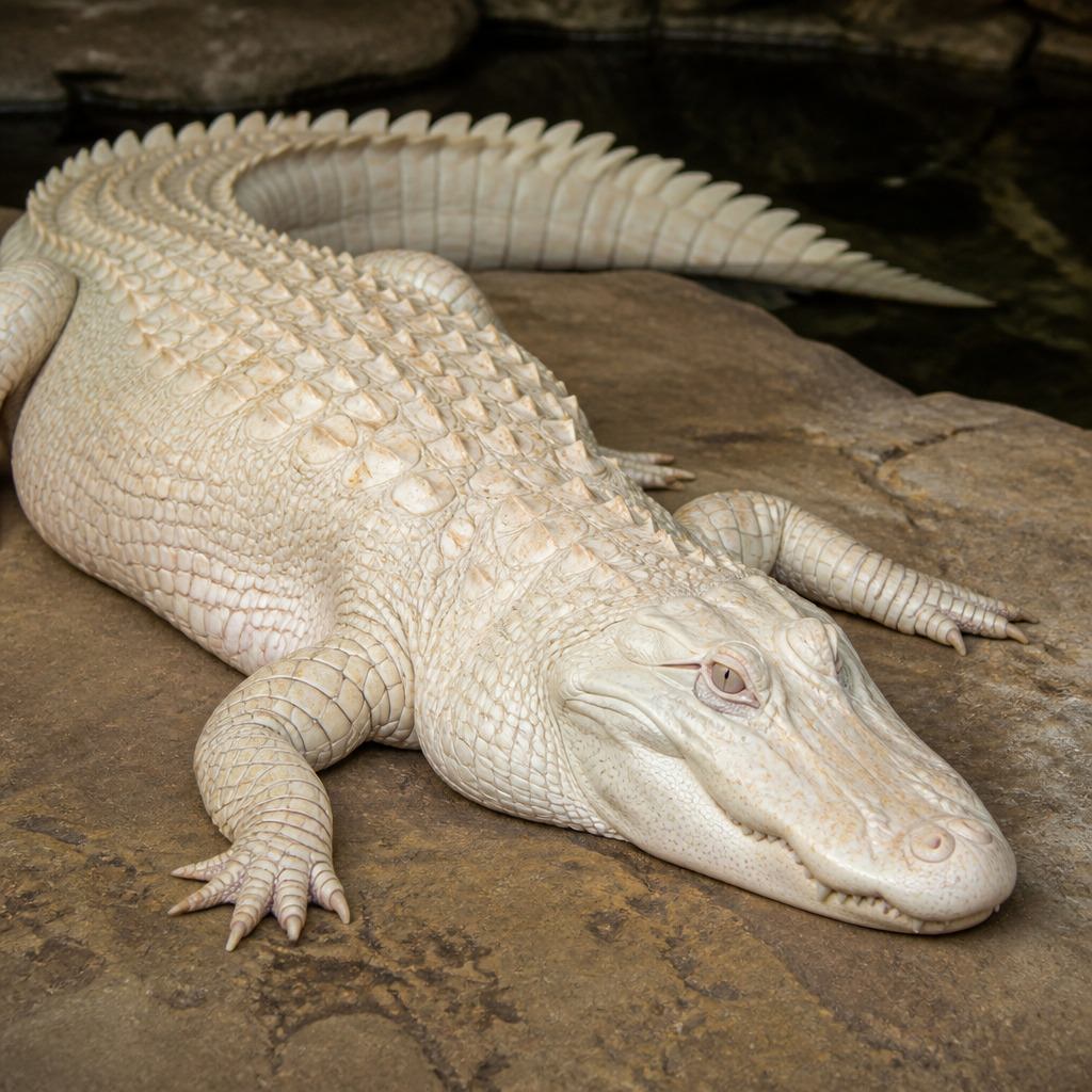 albinos krokodil Крокодилы